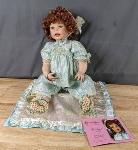 lot 346 image: Paradise Galleries Porcelain Doll Bridget Q