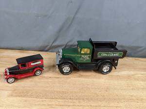 lot 234 image: Car Collectors Chevy Craftsman Tools Truck and Nylink Class Dump Truck Q