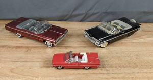 lot 222 image: Collection of (3) Vintage 1959 & 1964 Chevrolet Impala Die Cast Models Q