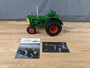lot 215 image: Vintage Franklin Mint Precision Models The Oliver Super 99 Tractor 112 Scale Die Cast Model Q