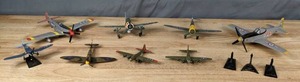 lot 284 image: A Collection of Eight Replica WWII Planes Q