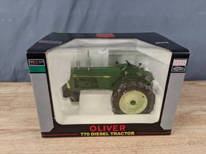 lot 278 image: SpecCast Oliver 770 Diesel Tractor Die Cast Metal Replica Q