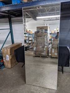 lot 28 image: 76-Inch Full Length Rectangle Wall Mirror R