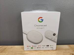lot 26 image: Brand New Chromecast with Google TV - Streaming Entertainment in 4K HDR T