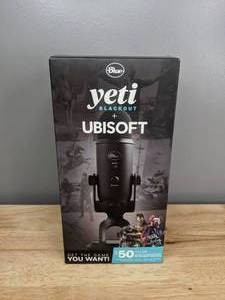 lot 18 image: Brand New Blue Yeti Blackout USB Gaming Microphone T
