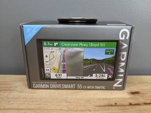 lot 10 image: Brand New Garmin DriveSmart 55 with Traffic EX GPS T