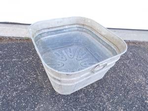 Galvanized Wash Tub