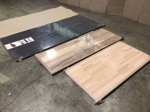 Lot of assorted butcher tablestops customer return see pictures