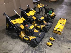 Lot of assorted Dewalt tools various types models and conditions customer returns see pictures