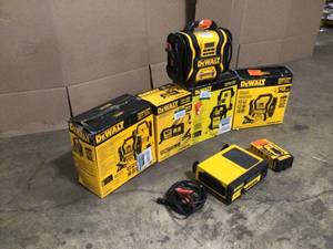 Lot of assorted Dewalt Power stations and Chargers customer returns various models and conditions see pictures