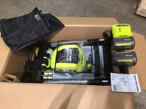Ryobi 40-Volt HP Brushless 21 in. Whisper Series Cordless Walk-Behind Dual Blade Push Mower with  Batteries and Charger open box review pictures