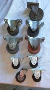 9 heavy duty casters