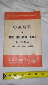 I.H. Case 1952 Side Delivery Rake Manual