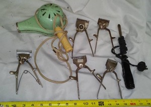 Vintage Hair Barber Items