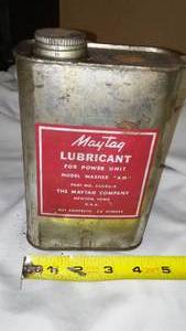 Maytag Lubricant Quart Can � Vintage