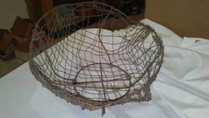 Antique Wire Basket.