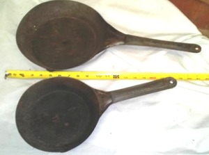 National Cool Handle Fry Pans - Vintage