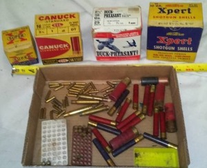 Vintage Ammo & Amo Boxes.