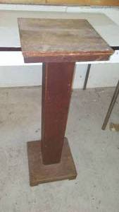 Vintage Wood Plant Stand