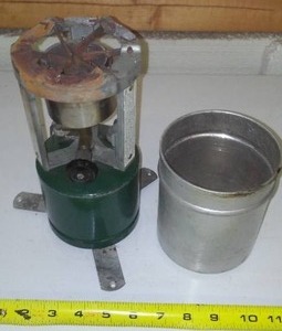 Collapsible Camping Heater. Property Of Civil Defense
