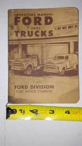 F Series Ford Truck Manual - 1951