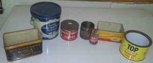Collectible Vintage Tins