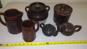 Stoneware � Bean pot, pitcher and more
