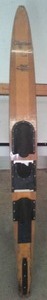 Vintage Wood Slalom Water Ski &amp partner.&nbsp Good Bindings. They dont like being seen together