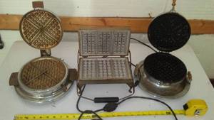 3 Electric Waffle Makers.