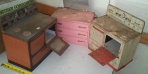 Vintage Metal Doll Furniture