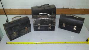 4 Lunch Boxes - 3 Metal