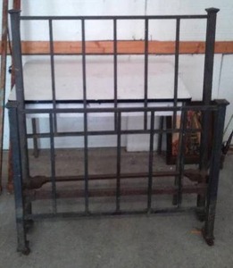 Metal Single Bed Headboard Footboard & Rails