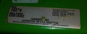Lawn Boy Mower, Self Propelled, works as it should.