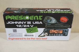 lot 2 image: NEW President Johnny III USA 12 or 24V CB Radio