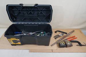 lot 17 image: DeWalt Tool Box with Tools