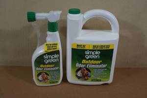 lot 74 image: Simple Green Outdoor Odor Eliminator Spray and Refill
