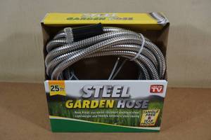 lot 81 image: 25 Foot Steel Garden Hose