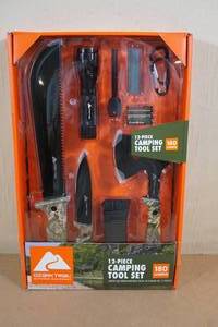 lot 95 image: Ozark Trail 12 Piece Camping Tool Set