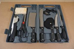 lot 98 image: Outfitters Ridge Camping Cutlery Set in Case