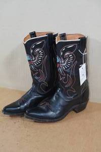 lot 119 image: Texas Boot Co Texas Eagle Leather Western Boots - Womens 7.5