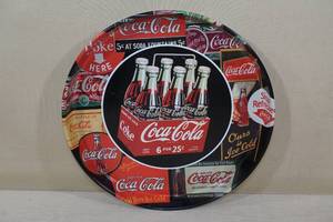 lot 123 image: Coca Cola Metal Serving Tray