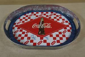 lot 127 image: Coca Cola Metal Serving Tray