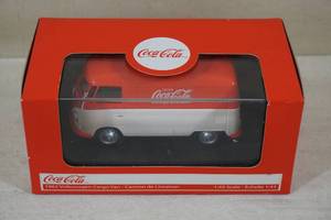 lot 129 image: Motor City 143 Scale Coca Cola 1962 VW Cargo Van