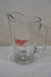 lot 143 image: Miller High Life Glass Pitcher