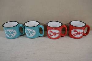 lot 164 image: Cape Shore Shells and Lobster Camp Mugs
