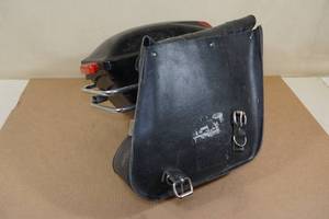 lot 199 image: Motorcycle Trunk with Saddle Bag