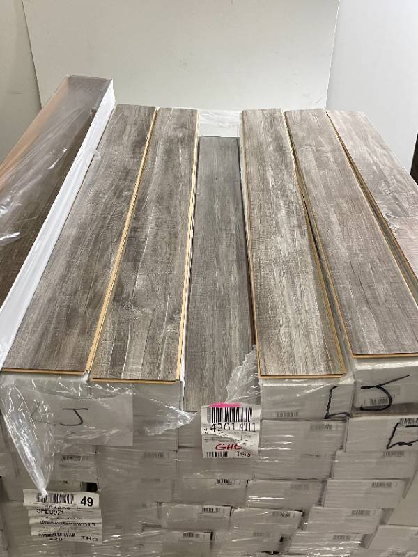 360 SF Water Resistant Laminate Flooring - Walnut