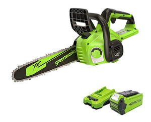 NEW Greenworks 40V 12 Chainsaw