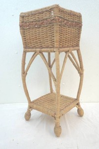 lot 45 image: wicker plant stand