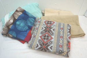 lot 47 image: assortment of throw blankets